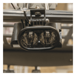 Luz LED de Advertencia Peatonal / Punto Azul Proyectado / 12-80 VCC / IP67 / Aluminio y Policarbonato / 4.7 x 4.1 x 2.6 in
