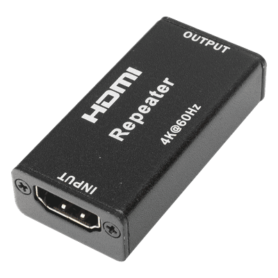 Adaptador HDMI para Amplificar o Repetir la señal de los cables HDMI (Booster) a una distancia de 40 metros / Soporta resoluciones  4K x 2K.
