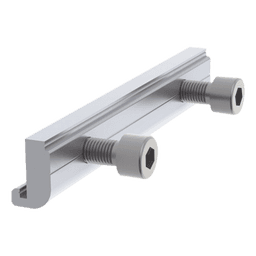 Conector de empalme / Aluminio anodizado anticorrosivo / Riel 3 y 7 / Industrial