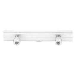 Conector de empalme / Aluminio anodizado anticorrosivo / Riel 3 y 7 / Industrial