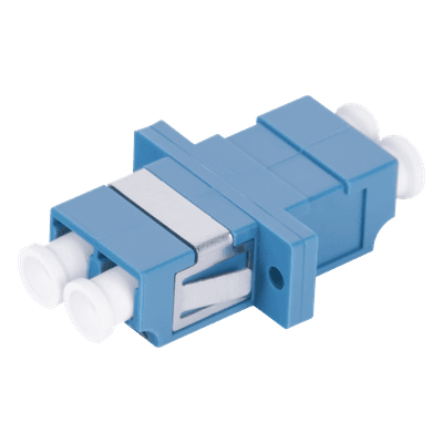 Módulo Acoplador de Fibra Óptica Duplex LC/UPC a LC/UPC Compatible con Fibra Monomodo
