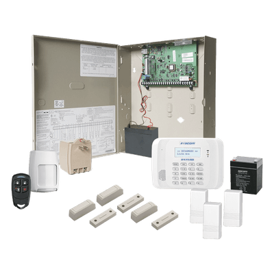 Panel VISTA-21iP / comunicador IP integrado / 2 particiones + 1 común / receptor RF hasta 48 zonas