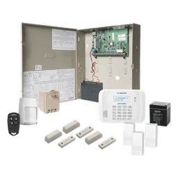 Panel VISTA-21iP / comunicador IP integrado / 2 particiones + 1 común / receptor RF hasta 48 zonas