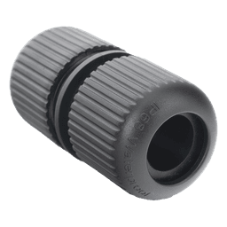 Protector Exterior IP68 / Conector Plug 12 Vcc / Cámaras Turbo HD / Polvo y Agua / Negro