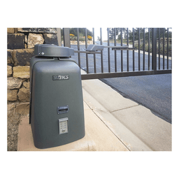 Operador para Puerta Abatible / Uso Continuo / 4.8 m (15.7 ft) / 360 kg / 0.5 HP / 115 VAC / Energía Solar / Batería 7.2 Ah