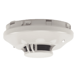 Detector de Humo Fotoeléctrico con Termistor Térmico / 24VDC / 57°C Fijo / Bajo Perfil / 2 in Altura x 6.2 in Diámetro
