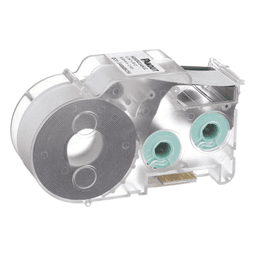 Casete de Etiquetas / Tubo Termocontráctil / 8.6 mm Ancho / 2.4 m (7.87 Pies) Largo / 18-12 AWG / Poliolefina Grado Militar / Contracción 3:1 / -55 a 135°C / Blanco