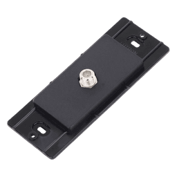 Salida de Pared Coaxial / Conector Tipo F 75 Ω / Apertura Designer / Sin Derating / Acabado Satinado Midnight