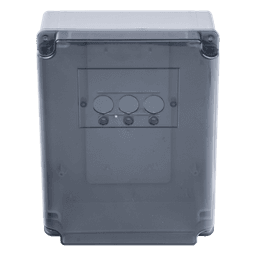 Caja de Control para Barrera / 20 x 15.2 x 5 cm / Botonera Tricolor / Compatible XBS5000 y XBF3000 / AC 130V / IP para Espacios Reducidos