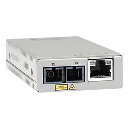 Convertidor de medios fast ethernet a fibra óptica, conector SC, monomodo (SMF), versión TAA (Trade Agreement Act)