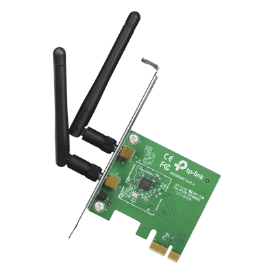 Adaptador Inalámbrico PCI Express / Wi-Fi N 300 Mbps / MIMO 2x2 / Antena Desmontable 2 dBi / 2.4 GHz / Windows y Linux