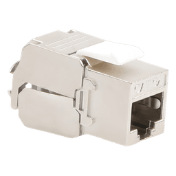 Módulo Jack Keystone Cat6A Blindado (STP) sin Herramienta (Toolless) para Faceplate