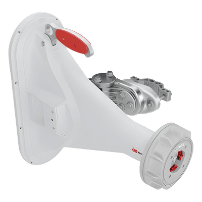 Antena asimétrica de 90° (90°H 25°V) 16 dBi tipo cuerno 5180-6000 MHz altamente eficiente, sin cables, sin perdidas, sin lóbulos listas para TwistPort