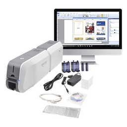Kit Impresora SMART51L / Con Laminador /DOBLE Lado/3 Años Garantia / Incluye 2 x  RibbonColor / 100 tarjetas PVC/ 1 Cinta de Limpieza/ Software