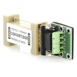Convertidor de interfaz / RS232 a RS485 / Half-duplex automático / 115.2 kbps / 1200 m (3937 ft) / 5-12 VCC