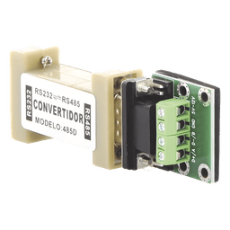 Convertidor de interfaz / RS232 a RS485 / Half-duplex automático / 115.2 kbps / 1200 m (3937 ft) / 5-12 VCC