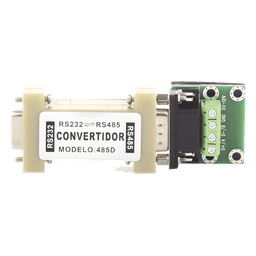 Convertidor de interfaz / RS232 a RS485 / Half-duplex automático / 115.2 kbps / 1200 m (3937 ft) / 5-12 VCC