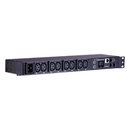 PDU Switchable y Monitoreable por Toma, para Distribución de Energía, Entrada 200-240 Vca NEMA L6-20P, Con 8 Salidas C13, Horizontal 19in, 2UR
