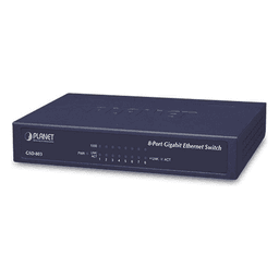 Switch de Escritorio No Administrable, 8 Puertos Gigabit 10/100/1000 Mbps, Tecnología de Ahorro de Energía de Hasta un 40%