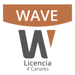 Licencia de 4 Canal de Wisenet Wave Profesional 