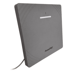 Lector RFID UHF + Bluetooth / Alcance 12 m (39.4 ft) / Antena 12 dBi / Wiegand 26 Bits / -20°C a 80°C / IP para Climas Extremos