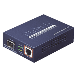 Convertidor IEEE802.3af/at PoE 10/100/1000Base-T a 100/1000X SFP