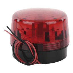 Luz Estroboscópica LED (35) / Patrones de Parpadeo Ajustables / 8 Patrones / Batería de Respaldo / 12-24 Vcc/Vca / Resistente al Clima IP66/IP55