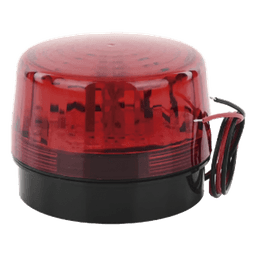 Luz Estroboscópica LED (35) / Patrones de Parpadeo Ajustables / 8 Patrones / Batería de Respaldo / 12-24 Vcc/Vca / Resistente al Clima IP66/IP55