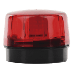 Luz Estroboscópica LED (55) / Patrones de Parpadeo Ajustables / 8 Patrones / Batería de Respaldo / 12-24 Vcc/Vca / Resistente al Clima IP66/IP55