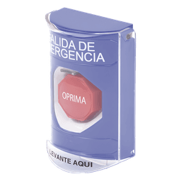 Botón de Salida de Emergencia / Tapa Protectora de Policarbonato / Restablecimiento con Llave / Sello Hermético 3R / -40°F a 250°F