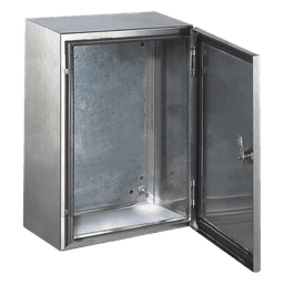 Gabinete de Acero Inoxidable IP66 Uso en Intemperie (300 x 400 x 200 mm) con Placa Interna Galvanizada.