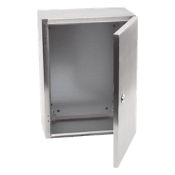 Gabinete de Acero Inoxidable IP66 Uso en Intemperie (300 x 400 x 200 mm) con Placa Interna Galvanizada.