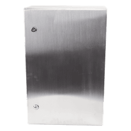 Gabinete de Acero Inoxidable IP66 Uso en Intemperie (400 x 600 x 250 mm) con Placa Interna Galvanizada.