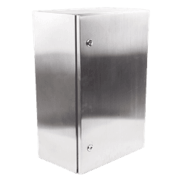 Gabinete de Acero Inoxidable IP66 Uso en Intemperie (400 x 600 x 250 mm) con Placa Interna Galvanizada.