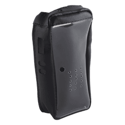 Funda de piel reforzada con visor frontal transparente, para radios NX-200, NX-300.