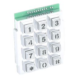Teclado iluminado para porteros telefónicos DKS / Compatible con porteros 1802-090