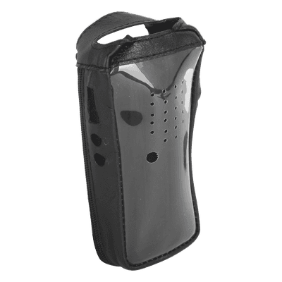 Funda Reforzada de Piel con visor frontal transparente en TK-2202, TK-2212, TK-2302, TK-2402, NX-240, TKD-240.
