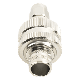 Conector SMA Macho Inverso / Anillo Plegable / Cables RG-8/U, LMR-400, Belden 9913 / Cuerpo Bronce Níquel / Contacto Oro / Aislante Teflón