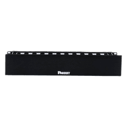Organizador de Cables Horizontal PatchLink, Sencillo (Solo Frontal), Con Tapa Extendida, Para Rack de 19in, 2UR