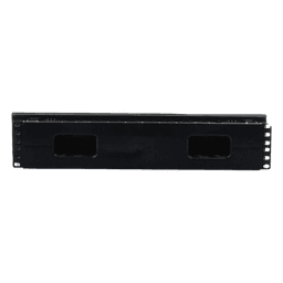 Organizador de Cables Horizontal PatchLink, Sencillo (Solo Frontal), Con Tapa Extendida, Para Rack de 19in, 2UR