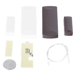 Sensor + Transmisor Inalámbrico 1 Zona / Contacto Magnético + Entrada Externa / 345 MHz / Batería 5 Años / Convierte Sensores Cableados a Inalámbricos