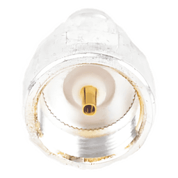 Adaptador UNIDAPT Hembra a Conector SMB Plug (Pin Hembra), Plata/ Oro/ Teflón.
