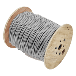 Cable de Cobre para Alarmas / 12 Conductores Calibre 22 AWG / Riser CMR CL3R FPLR / 305 m (1000 ft) / Interior / Gris