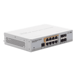 Switch PoE Administrable L3 / 8 Puertos Gigabit RJ45 / PoE 802.3af/at y Pasivo / 4 Puertos SFP 1 Gbps / 160 W / 12 Puertos Independientes