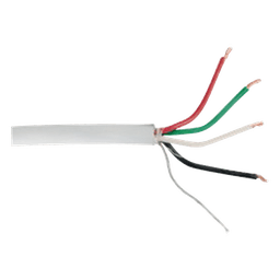 Caja de 305 Metros (1000 Pies) / 4 X 22 AWG / Blindado / CMR, Color Gris. Aplicaciones en Sistemas de Audio, Alarmas y Control de Acceso.