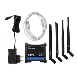 Router LTE dual SIM, 4 puertos Ethernet, conectorizado, Bandas B1, B2, B3, B4, B5, B7, B8, B28