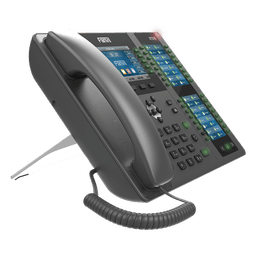 Teléfono IP ideal para recepción hasta 20 líneas SIP, PoE, 106 botones DSS, Bluetooth integrado para diademas, puertos Gigabit, soporta recepción video