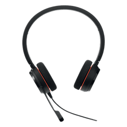 Jabra Evolve 20 Duo con conexión USB, micrófono con cancelación de ruido de última generación, configuración Plug and Play, Certificación Microsoft Teams (4999-823-109)