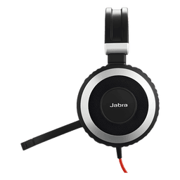 Jabra Evolve 80 con conexión USB / 3.5mm, cancelación activa/pasiva de ruido con indicador de ocupado (7899-823-109)