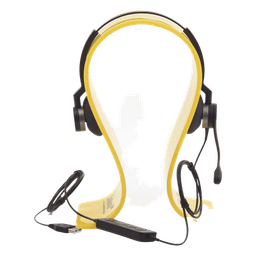 Auriculares USB / Diadema Binaural / Cancelación de Ruido / PeakStop 118 dB / Brazo FreeSpin 360° / Cable Reforzado